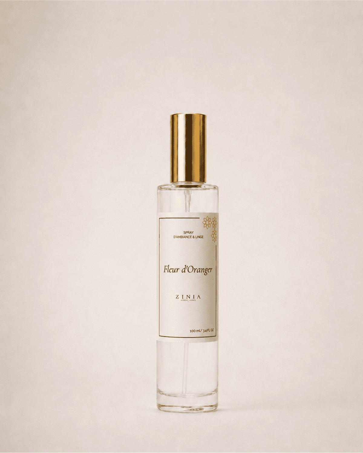 Zinia Néroli — Spray d'Ambiance Fleur d'Oranger 100ml, flacon verre